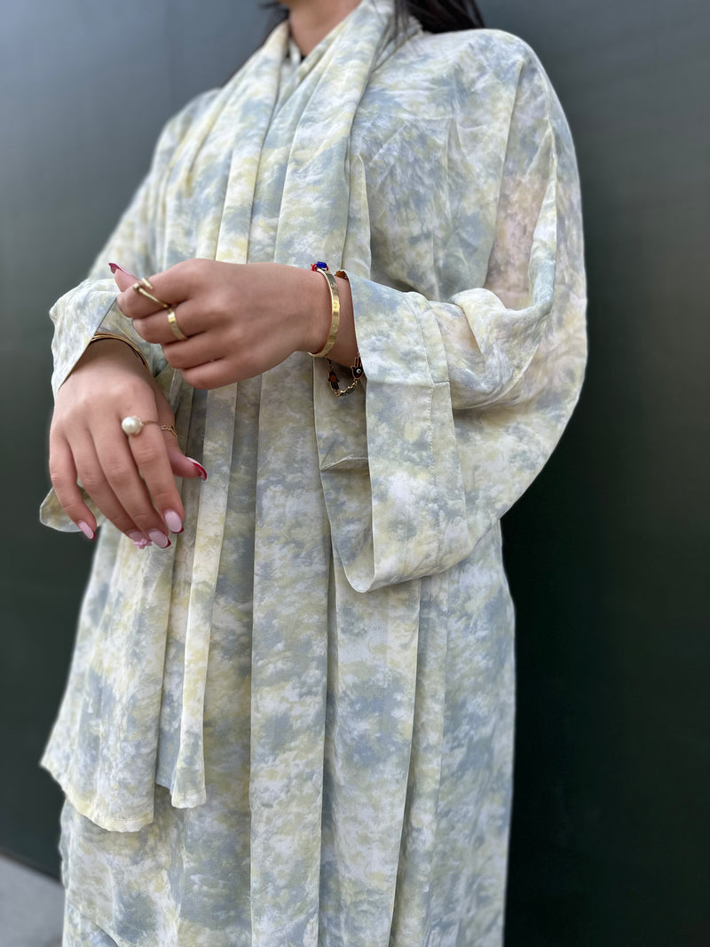 Pastel Camo Abaya