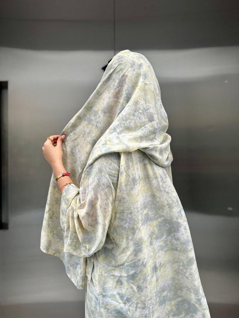 Pastel Camo Abaya